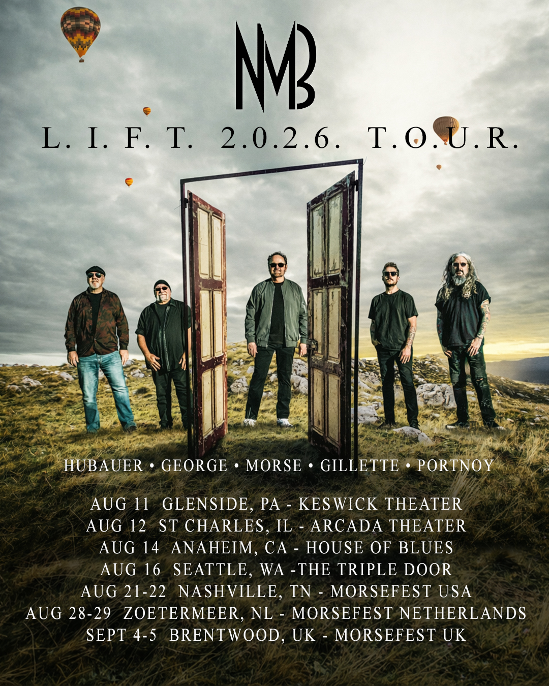 The Neal Morse Band L.I.F.T. 2.0.2.6. TOUR Poster 2026